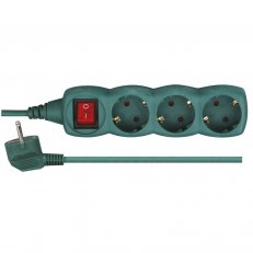 Prodlužovací kabel 3 zásuvky 3M ZELENÁ SCHUKO Emos P1323Z