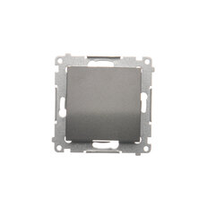 Přepínač křížový, řazení 7, 10AX, 250V~, antracit mat, metalizované DW7.01/X/48