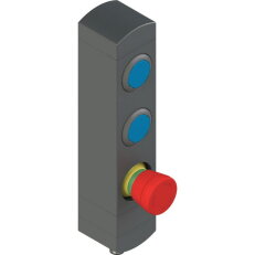 Ovládací jednotka BN 3 prvky (konfigurace A73) 1NO, Konektor M12,12 pólů, IP65