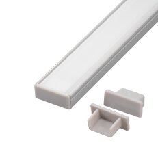 Koncovka profilu N14 šedá T-LED 096645