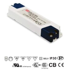Proudový zdroj pro LED 13W 700mA MEAN WELL PLM-12-700