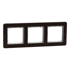 Rámeček trojnásobný Wenge,Sedna Design/Elements SCHNEIDER SDD381803U