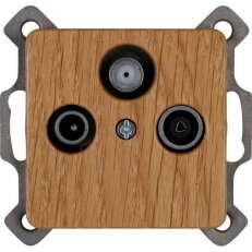 917130081 Antenna socket TV/RF/SAT singl