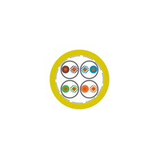 Ethernetový kabel ETHERLINE LAN 1200 Cat.7A 4x2xAWG23 LSZH LAPP 2170974