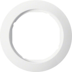 Rámeček 1-násobný, vnitřní otvor pr. 58 mm, Serie 1930, bílá, lesk WTD3191WG