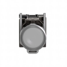 Schneider xB4BW31G5 Ovládač stiskací prosvětlený,lícující,1 Z+1V,110...120V,bílý