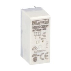 Lovato HR302CD024 Miniaturní relé 2 zap/vyp 10A 24VDC