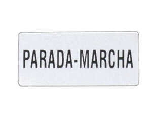Lovato LPXAE211 Štítek ''PARADA-MARCHA''