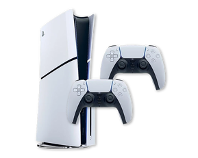 PlayStation 5 (Slim) 1TB + 2x DualSense Wireless Controller