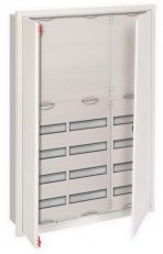 Zapuštěná rozvodnice ABB U73K -144M s dveřmi