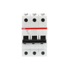 S203-C8 3 fázový jistič 8 A char. C 6kA ABB 2CDS253001R0084