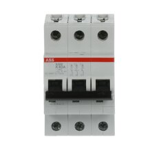 S203-K40 3 fázový jistič 40 A char. K 6kA ABB 2CDS253001R0557