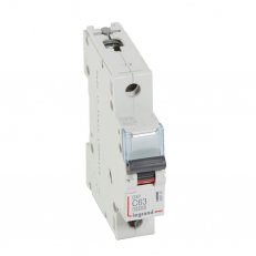 DX3 JISTIČ, 1 PÓLOVÝ, CHAR. C,63A 10000A/16KA LEGRAND 409120
