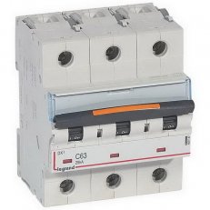 DX3 JISTIČ, 3 PÓLOVÝ, CHAR. C,63A 25KA LEGRAND 409787