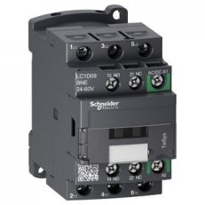 TeSys D Green 3P 9A 24 60V AC/DC SCHNEIDER LC1D09BNE