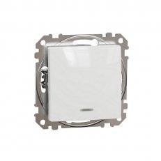 Sedna D/E Spínač řazení 1Ss signalizační kontrolka Bílá SCHNEIDER SDD111101N