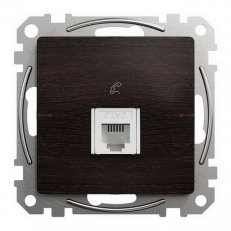 Sedna D/E Telefonní zásuvka 1xRJ11, Wenge SCHNEIDER SDD181491