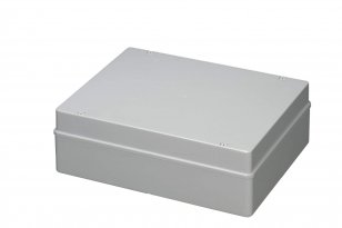Krabice S-BOX 716, 380x300x120 mm, IP56 šedá, plastové šrouby, 650°C S-BOX 716M