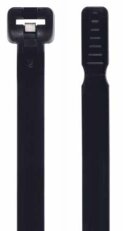 Vázací pásky 360x7 5mm s kov. zubem černá PA 6.6 (50ks) SAPISELCO 1793260