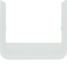 Designový rám pro KNX Touch Control 3,5, oblé hrany, sklo, bílá BERKER 13192109