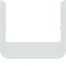 Designový rám pro KNX Touch Control 3,5, oblé hrany, sklo, bílá BERKER 13192109