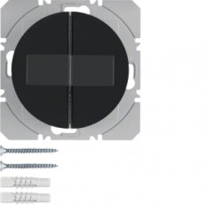 KNX RF tlačítko 2-násobné solární ploché quicklink R.1/R.3 černá lesk 85656131