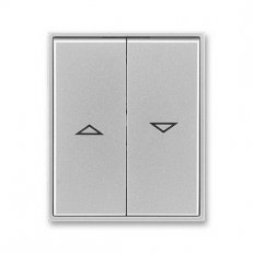 ABB Time Kryt spínače žaluziového,dělený,s potiskem,pro hořlavé podklady