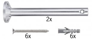 Lankový systém L&E upínák/závěs k našroubování 1 pár 165mm 178.06 PAULMANN 17806