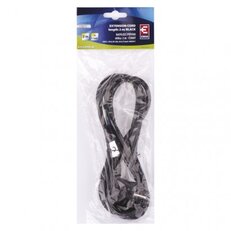 Flexo šňůra PVC 3x 0,75mm2, 2m, černá EMOS S18372