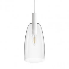 BELLINI L E14 závěsná bílá čiré sklo 230V E14 15W RENDL R13658