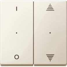 Kryty pro 2-násobný tlač. modul 1/0+šipky White System M SCHNEIDER MTN619544