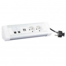 Legrand 054631 STOLNÍ BLOK 2X2P+T,USB,2XC6FTP
