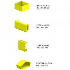 EP41 PVC - plastová koncovka CABLOFIL CM559625
