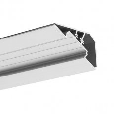 LED profil rohový KLUŚ LOC-30 stříbrná anoda 1m ALUMIA 18015|1m