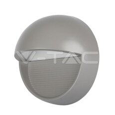 3W LED Step Light Grey Body Round Warm White, VT-1182 V-TAC SKU1406