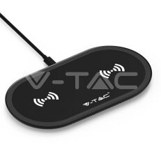 10W Wireless Charging Pad Black , VT-1213 V-TAC SKU7741
