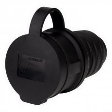 Schuko-spojka, rázuvzdorná, 16A, IP54, s víkem, typ F SCHRACK YY724316--