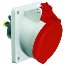 Zásuvka vestavná 16A 4p 400V IP44 6h Quick-Connect BALS 12753