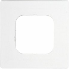 Podložka pod vypínač 72x72mm transparent.bílá 3 ks KOPP 342210088