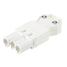 vidlice na kabel, 3-pól, šroubové svorky, gesis, bílá WIELAND 92.932.3053.0