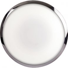 Stropní a nástěnné svítidlo Lens Triplex 300 IP44 tř.2 chrom 2x60W IP44 E27