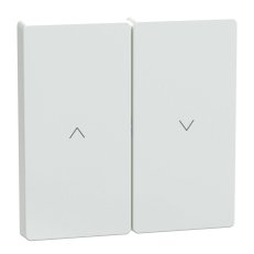 Kryt Merten D-Life pro žaluz.spínač/tlačítko Lotus White SCHNEIDER MTN3855-6035