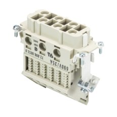 Svorkovnicový adaptér - zásuvka, 6 pólů + PE vlevo WIELAND 72.000.0653.0