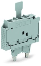 Pojistkový modul, se sponkou, pro pojistkovou vložku G 5x30 mm, šedá