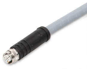 Napájecí kabel Zásuvka M12L  přímá 5pól. WAGO 756-3501/050-020