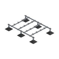 Sada konstrukce se čtyřmi sloupky s pyramidovou základnou, 2 172 mm PEK6B 360427