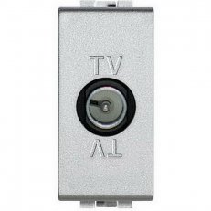 BTICINO LIVINGLIGHT ZÁSUVKA TV/SAT PRŮBĚŽNÁ 1MODULOVÁ TECH NT4202P