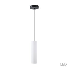 Závěsné LED svítidlo se skleněným stínidlem OSMONT KUMA S2 41W IP20 3K černá