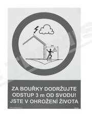 Bezpečnostní tabulka BT P A5 (plast) TREMIS Z996