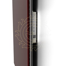 ECOSUN 500 GS-Wifi Wine Red Skleněný Wifi panel 500 W, vínově červený